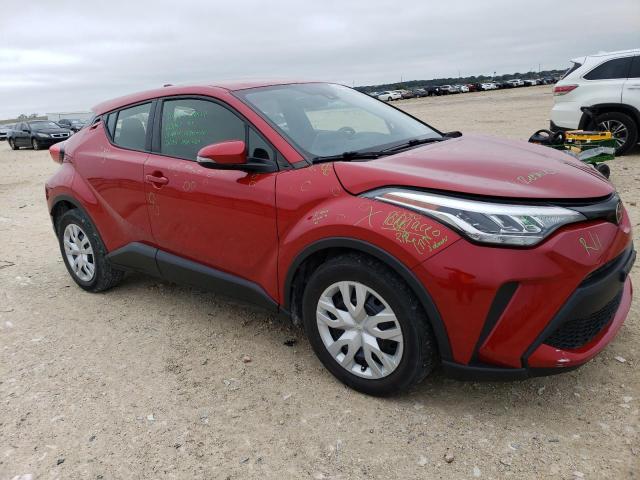 JTNKHMBX4L1083607 - 2020 TOYOTA C-HR XLE RED photo 4