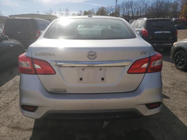 3N1AB7AP7KY394353 - 2019 NISSAN SENTRA S SILVER photo 6