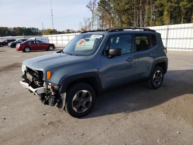 ZACCJBAB1HPE55841 - 2017 JEEP RENEGADE SPORT BLUE photo 1