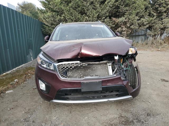 5XYPKDA56GG135045 - 2016 KIA SORENTO SX BURGUNDY photo 5