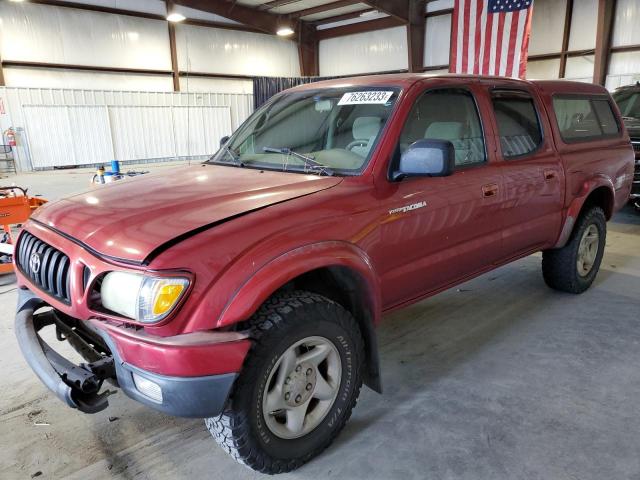 5TEGN92N34Z436327 - 2004 TOYOTA TACOMA DOUBLE CAB PRERUNNER RED photo 1