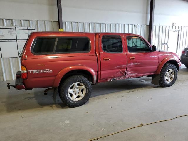 5TEGN92N34Z436327 - 2004 TOYOTA TACOMA DOUBLE CAB PRERUNNER RED photo 3