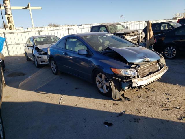 2HGFG12896H524526 - 2006 HONDA CIVIC EX BLUE photo 4