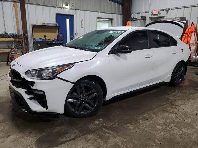 3KPF34AD0ME417156 - 2021 KIA FORTE GT LINE WHITE photo 1