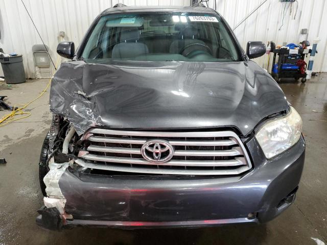 JTEES41A182096988 - 2008 TOYOTA HIGHLANDER GRAY photo 5