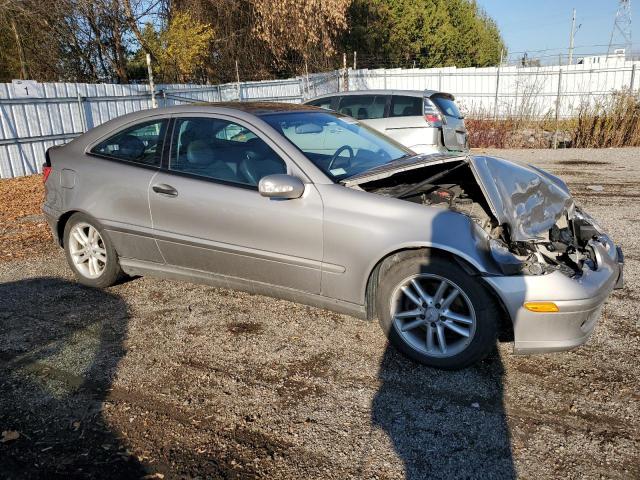 WDBRN40J23A489801 - 2003 MERCEDES-BENZ C 230K SPORT COUPE SILVER photo 4