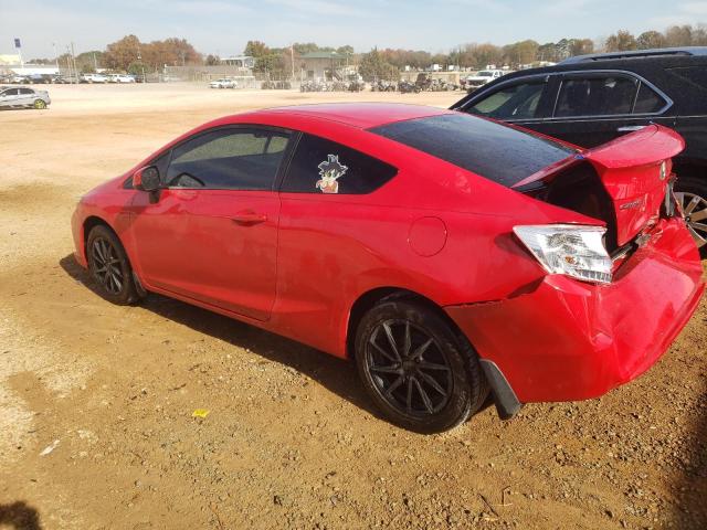 2HGFG3B54DH501072 - 2013 HONDA CIVIC LX RED photo 2