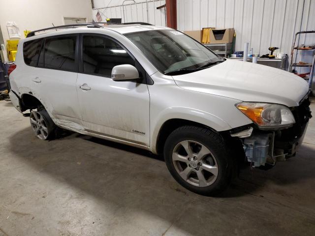 2T3DK4DV4AW034383 - 2010 TOYOTA RAV4 LIMITED WHITE photo 4