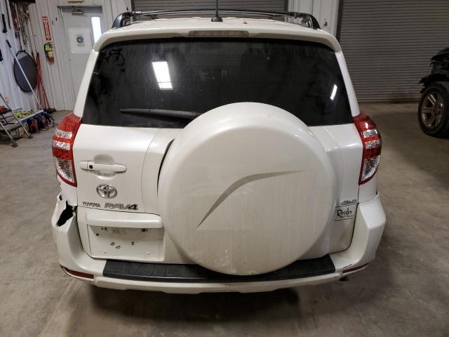 2T3DK4DV4AW034383 - 2010 TOYOTA RAV4 LIMITED WHITE photo 6