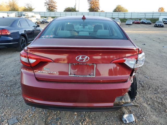 5NPE24AF5GH385465 - 2016 HYUNDAI SONATA SE MAROON photo 6