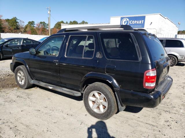 JN8DR09Y83W800986 - 2003 NISSAN PATHFINDER LE BLACK photo 2