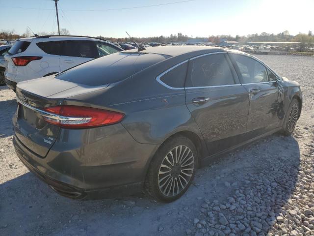 3FA6P0H96HR245587 - 2017 FORD FUSION SE GRAY photo 3