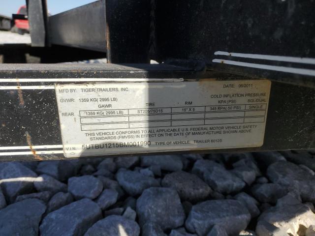 5UTBU1215BM001990 - 2017 UTILITY TRAILER Qara foto 10