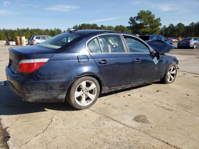 WBANU53578CT06540 - 2008 BMW 528 I BLUE photo 3