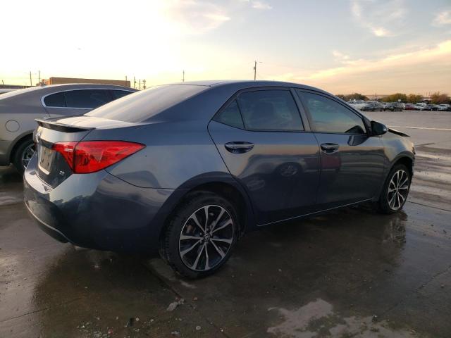 5YFBURHEXJP790030 - 2018 TOYOTA COROLLA L BLUE photo 3