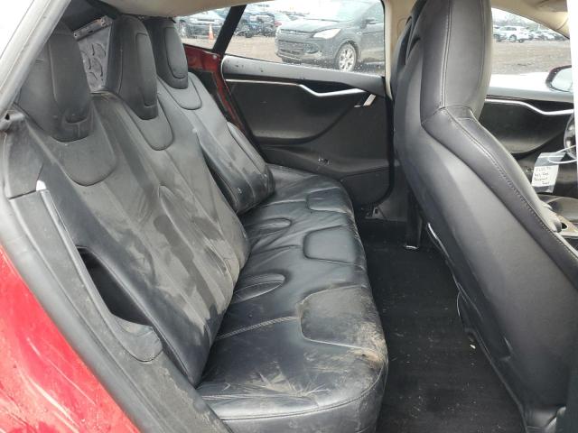 5YJSA1H11EFP62299 - 2014 TESLA MODEL S წითელი ფოტო 10