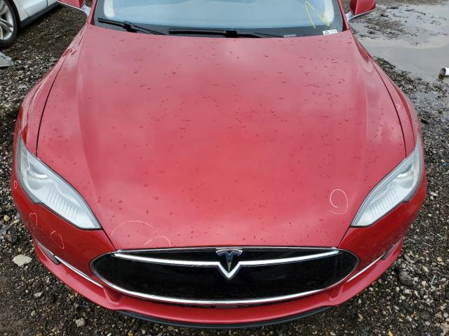 5YJSA1H11EFP62299 - 2014 TESLA MODEL S წითელი ფოტო 11