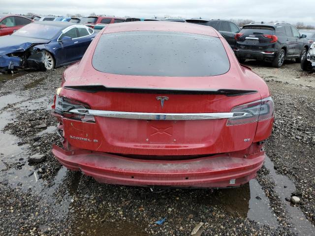 5YJSA1H11EFP62299 - 2014 TESLA MODEL S წითელი ფოტო 6