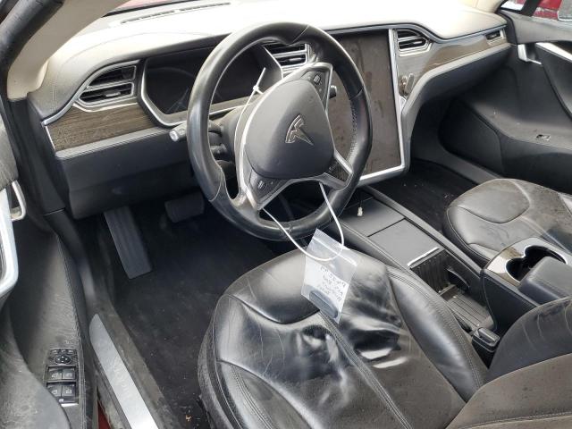 5YJSA1H11EFP62299 - 2014 TESLA MODEL S წითელი ფოტო 8
