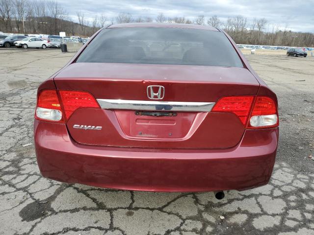 2HGFA1F86AH541322 - 2010 HONDA CIVIC EX RED photo 6