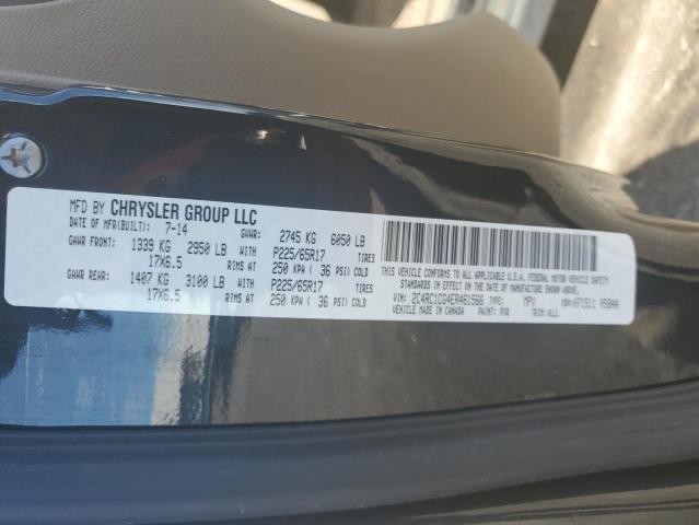 2C4RC1CG4ER461566 - 2014 CHRYSLER TOWN & COU TOURING L BLACK photo 13