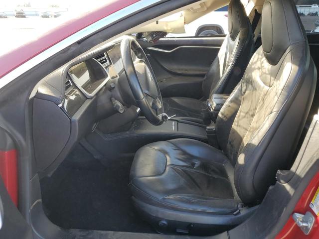 5YJSA1DN8DFP09865 - 2013 TESLA MODEL S Qırmızı foto 7