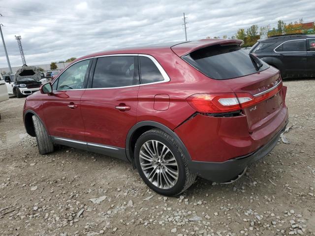 2LMTJ6LR5GBL86964 - 2016 LINCOLN MKX RESERVE RED photo 2