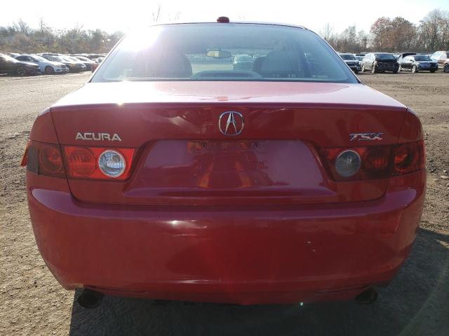 JH4CL96845C014042 - 2005 ACURA TSX RED photo 6