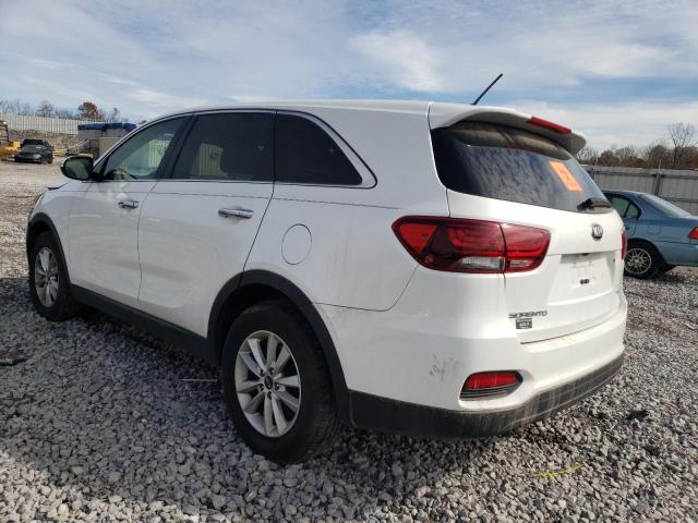 5XYPG4A53KG552861 - 2019 KIA SORENTO LX WHITE photo 2