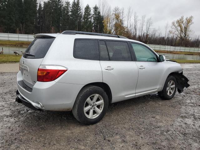 5TDBK3EH5AS014736 - 2010 TOYOTA HIGHLANDER SILVER photo 3