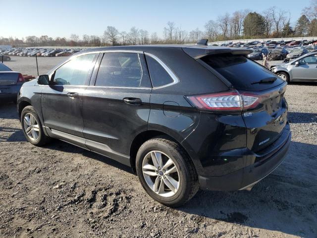 2FMTK4J89FBC20856 - 2015 FORD EDGE SEL BLACK photo 2