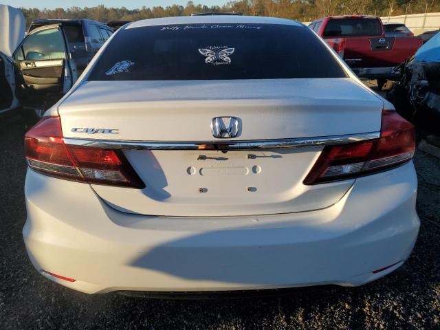 19XFB2F98DE004557 - 2013 HONDA CIVIC EXL WHITE photo 6