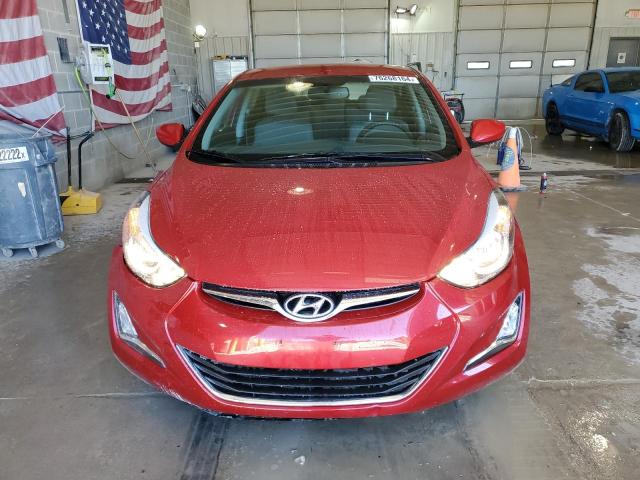 KMHDH4AE1GU518564 - 2016 HYUNDAI ELANTRA SE RED photo 5