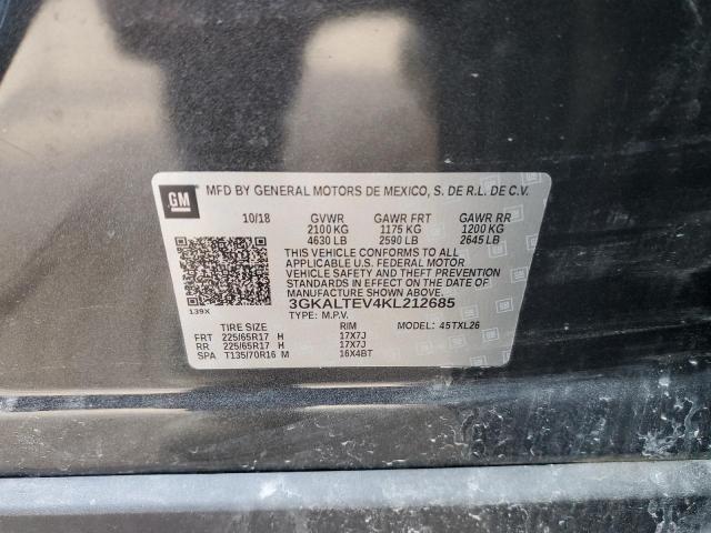 3GKALTEV4KL212685 - 2019 GMC TERRAIN SLE GRAY photo 13