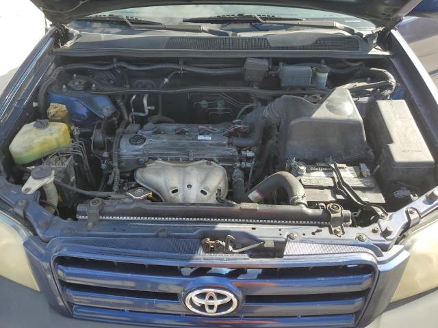 JTEDD21A860145400 - 2006 TOYOTA HIGHLANDER BLUE photo 12