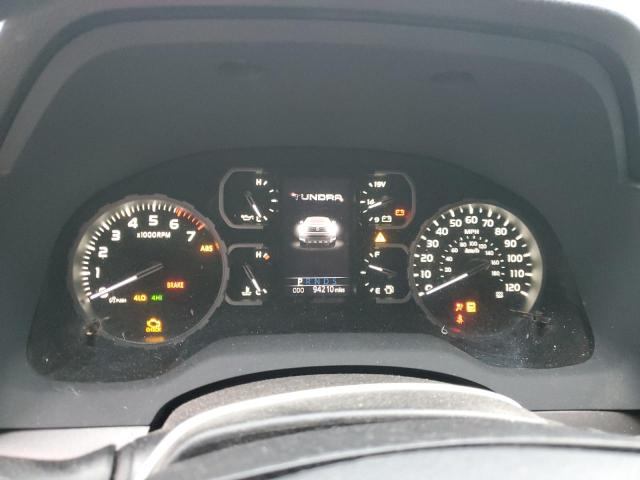 5TFUW5F1XJX760636 - 2018 TOYOTA TUNDRA DOUBLE CAB SR/SR5 CHARCOAL photo 9