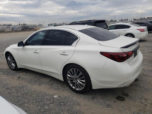 JN1EV7AP7KM512607 - 2019 INFINITI Q50 LUXE WHITE photo 2