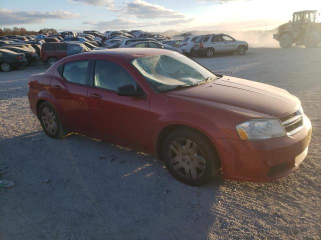 1C3CDZAG0EN161383 - 2014 DODGE AVENGER SE RED photo 4