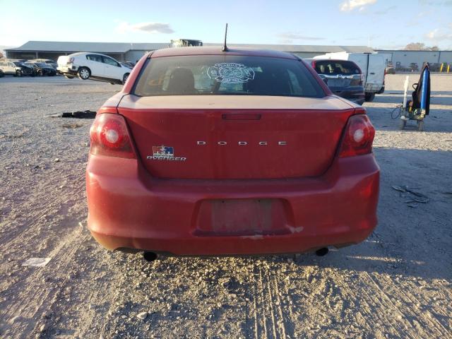 1C3CDZAG0EN161383 - 2014 DODGE AVENGER SE RED photo 6