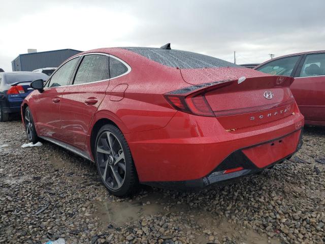 5NPEJ4J26MH066099 - 2021 HYUNDAI SONATA SEL PLUS RED photo 2