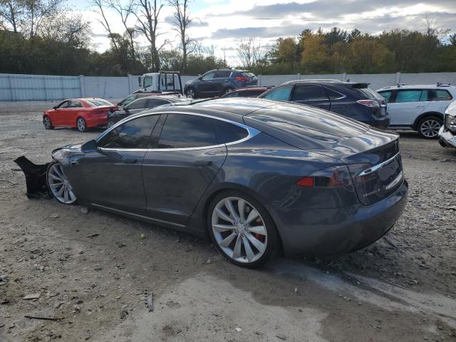 5YJSA1E44GF177508 - 2016 TESLA MODEL S GRAY photo 2