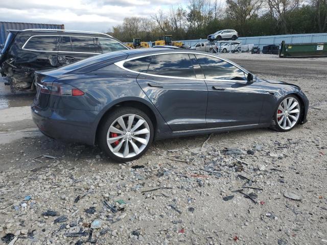 5YJSA1E44GF177508 - 2016 TESLA MODEL S GRAY photo 3
