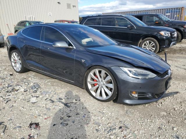 5YJSA1E44GF177508 - 2016 TESLA MODEL S GRAY photo 4