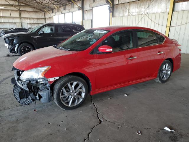 3N1AB7AP1FY288745 - 2015 NISSAN SENTRA S RED photo 1