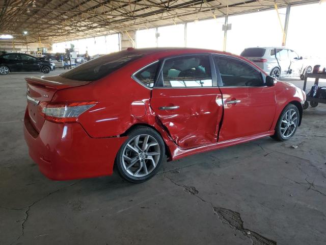 3N1AB7AP1FY288745 - 2015 NISSAN SENTRA S RED photo 3