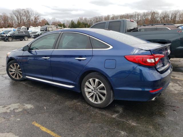 5NPE34AF8HH469018 - 2017 HYUNDAI SONATA SPORT BLUE photo 2