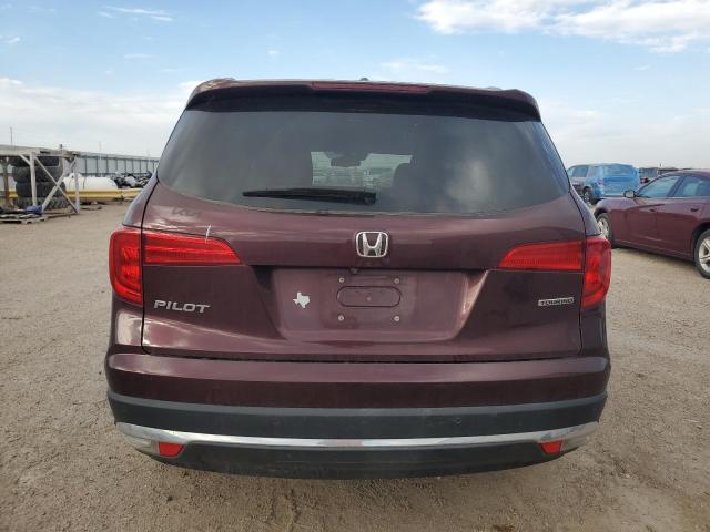 5FNYF5H9XHB026605 - 2017 HONDA PILOT TOURING BURGUNDY photo 6