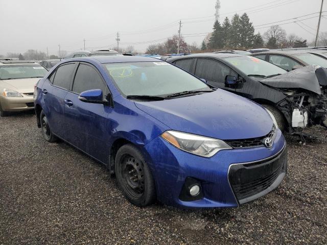 2T1BURHE4GC612848 - 2016 TOYOTA COROLLA L BLUE photo 4