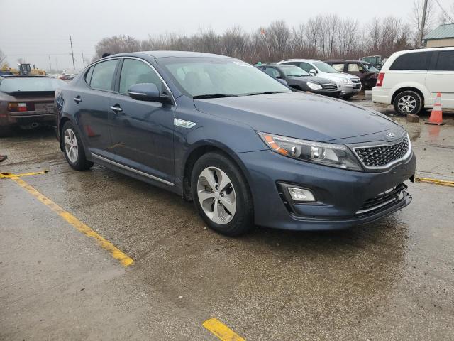 KNAGM4ADXF5086034 - 2015 KIA OPTIMA HYBRID BLUE photo 4