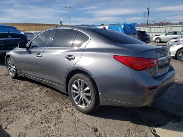 JN1BV7AR5EM686586 - 2014 INFINITI Q50 BASE GRAY photo 2